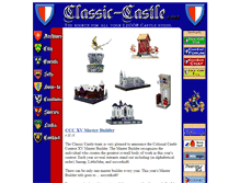 Tablet Screenshot of classic-castle.com